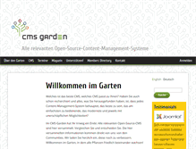 Tablet Screenshot of cms-garden.org